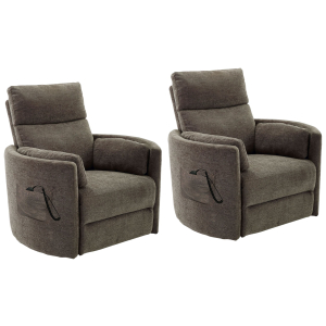 Radius Lift - Power Lift Recliner (Set of 2) - Krypton