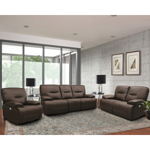 Spartacus - Power Reclining Loveseat - Chocolate