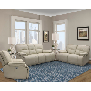 Spartacus - Power Reclining Loveseat - Oyster