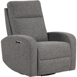 Thriller - Power Swivel Glider Recliner (Set of 2) - Natural Beauty Gray