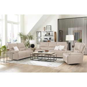 Whitman - Powered By Freemotion Cordless Power Recliner - Verona Linen