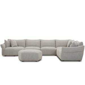 Playful - 6 Piece Modular Sectional - Canes Cobblestone