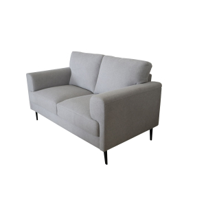 Kyrene - Loveseat - Light Gray Linen