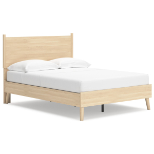 Cabinella - Full Platform Panel Bed - Tan