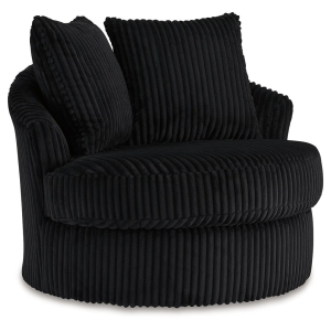 Gramwell - Swivel Chair - Onyx