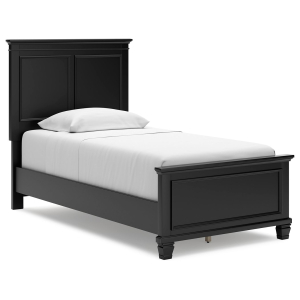Lanolee - Twin Panel Bed - Black