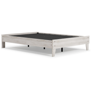 Shawburn - Full Platform Bed - Whitewash