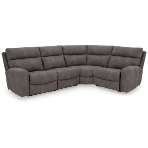 Next-Gen Durapella - 4-Piece Power Reclining Sectional - Slate