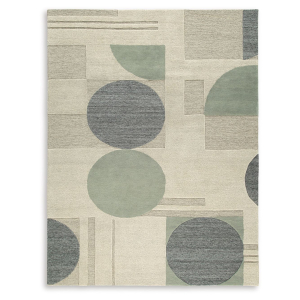 Dallane - 8' x 10' Rug - Linen / Blue / Green