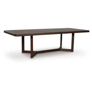 Dilenno - Rectangular Dining Room Extension Table - Dark Brown