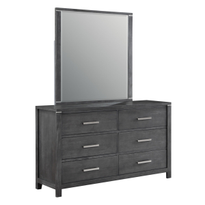 Odessa - Mirror - Charcoal