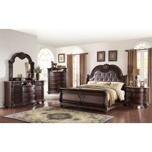 Stanley - Queen 4 Piece Bedroom Set - Cherry