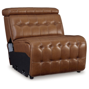 Temmpton - Armless Chair / Manual Headrest - Chocolate