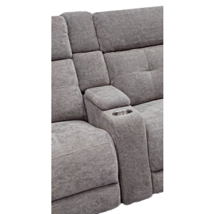 Richland - Entertainment Thin Console - Bristol Gray