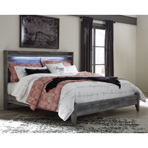 Baystorm - King Panel Bed - Gray