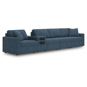 Modmax - 5-Piece Sectional With Audio Console - Ink