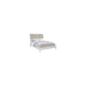 Bexhill - Upholstered Eastern King Panel Bed - White