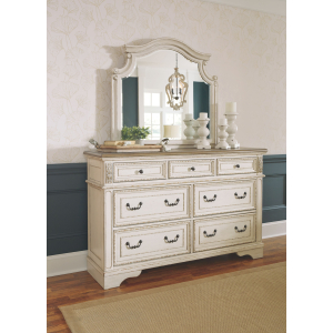 Realyn - Dresser, Mirror - 7-drawer - Two-tone