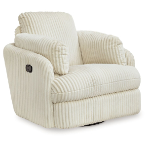 Tie-Breaker - Swivel Glider Recliner - Ivory