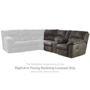 Tambo - RAF REC Loveseat w/Console - Pewter