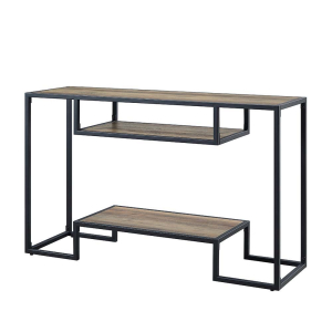 Idella - Sofa Table - Rustic Oak & Black