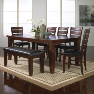 Bardstown - 6 Piece Dining Room Set - Dark Brown
