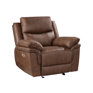 Ryland - Glider Recliner With Power Footrest - Brown