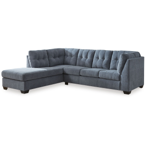 Marleton - 2-Piece Sleeper Sectional With Laf Corner Chaise - Denim