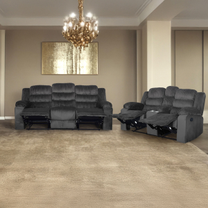 Willow - 2 Piece Sofa & Loveseat - Gray