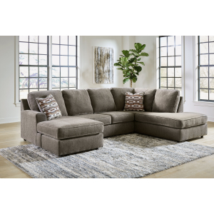 O'Phannon - Right Arm Facing Corner Chaise 2 Pc Sectional - Putty