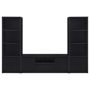 Winfield - 3 Piece Entertainment Center With TV Stand - Black