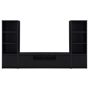 Winfield - 3 Piece Entertainment Center TV Stand - Black