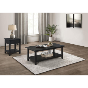 Payne - 2 Piece Coffee And 1-Drawer End Table Set - Java