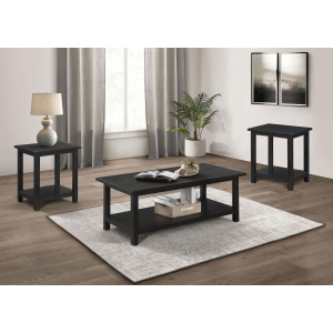 Payne - 3 Piece Coffee And End Table Set Distressed - Java