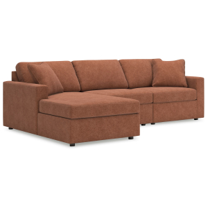 Modmax - 3-Piece Sectional With Laf Corner Chaise - Spice