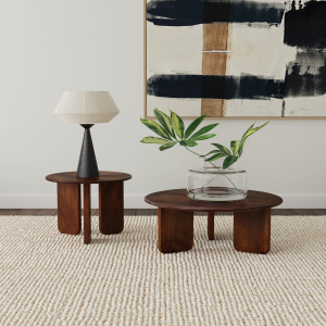 Dale - 2 Piece Solid Wood Coffee And End Table Set - Brown