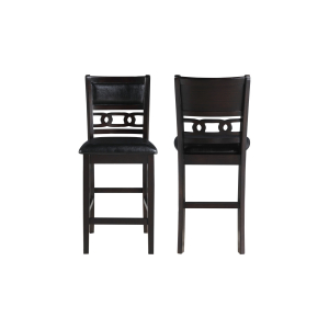 Gia - Counter Chairs (Set of 2) - Ebony