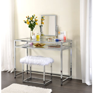 Coleen - Vanity Set - Chrome