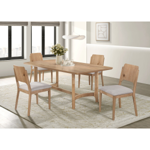 Arden - 5 Piece Dining Room Set - Light Brown