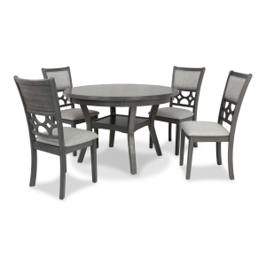 Mitchell - 5 Piece Dining Set - Gray