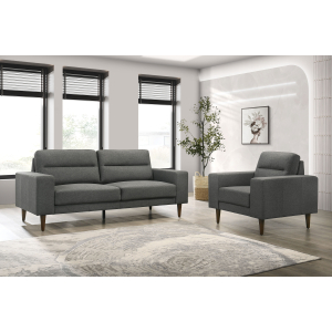 Vale - 2 Piece Sofa & Chair - Gray