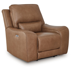 DeepWakes - Power Recliner / Adjustable Headrest - Caramel
