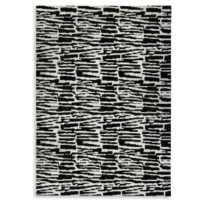 Bramshaw - 10' x 14' Rug - Black / Ivory