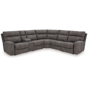 Next-Gen Durapella - 6-Piece Power Reclining Sectional - Slate