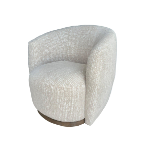 Tatum - Swivel Accent Chair - Sand Dollar