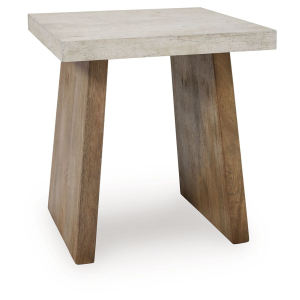 Brendalhouse - Square End Table - Light Brown