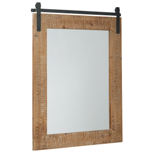 Lanie - Accent Mirror - Antique Brown