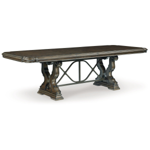 Maylee - Dining Extension Table - Dark Brown