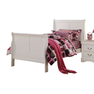 Louis Philippe III - Full Bed - White