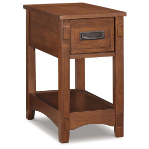 Breegin - Chair Side End Table - 1 Drawer - Brown